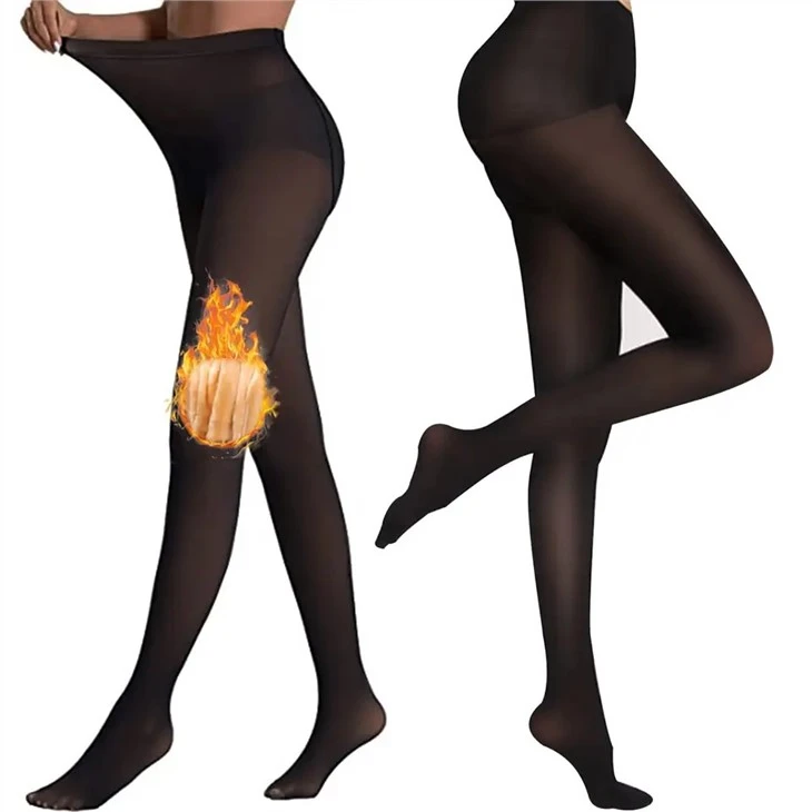 Fake Transparent Thermal Legging